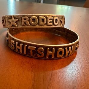 Rodeo Bangles - silver